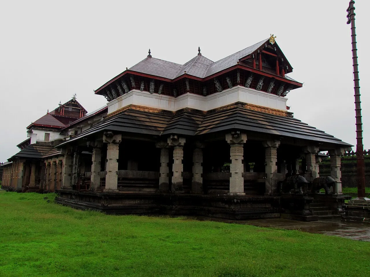 The Saavira Kambada Basadi, the thousand-pillar Jain temple at Moodbidri